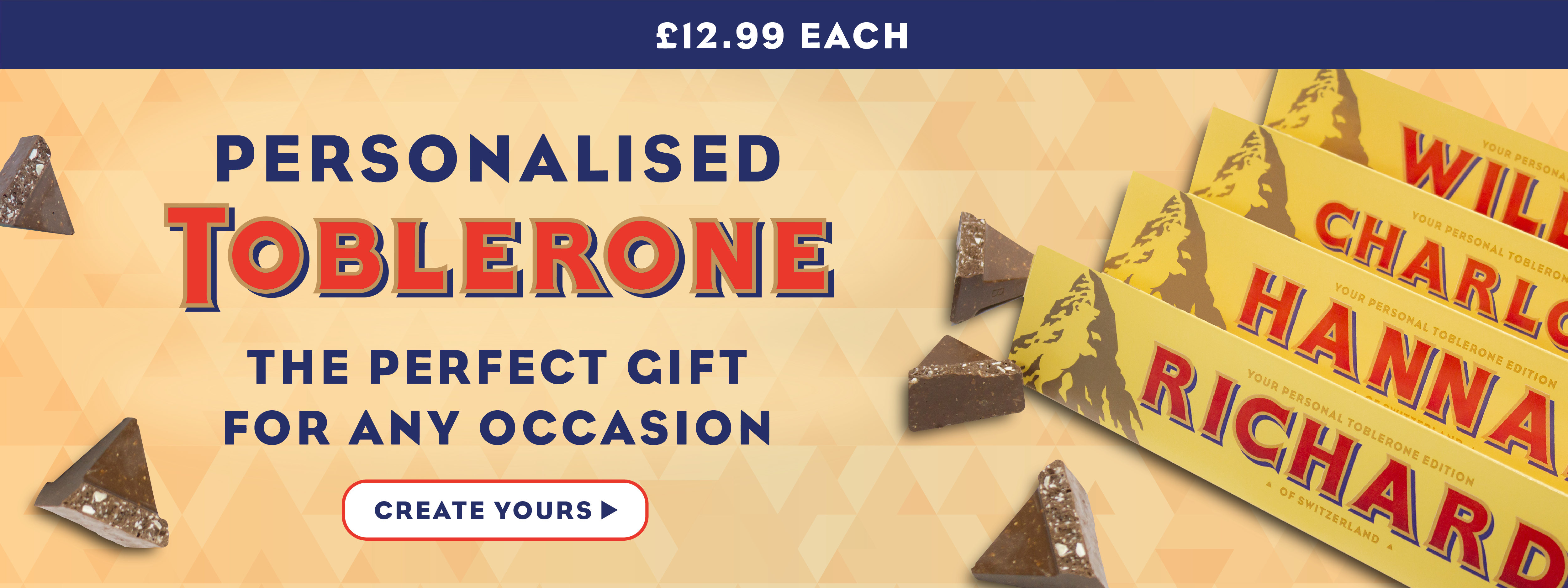 reawaken your taste buds and immerse yourself in toblerones